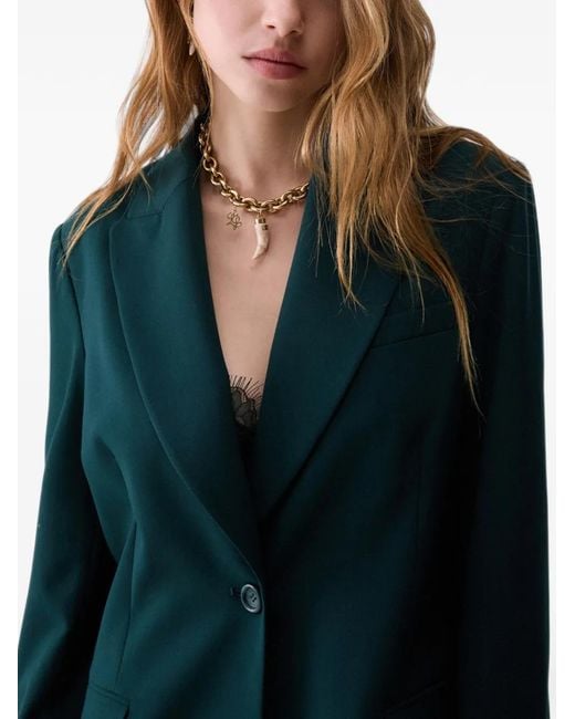Liu Jo Flanellen Blazer in het Green