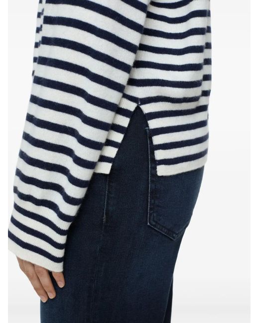 Closed Blue Striped Cashmere Sweater