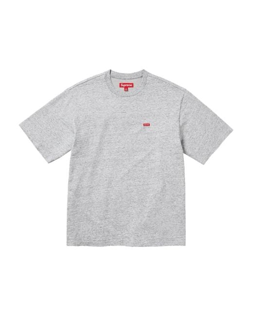 Supreme Gray Small Box T-Shirt for men