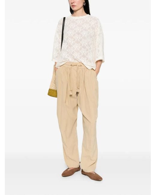 Imperial White Patterned Top