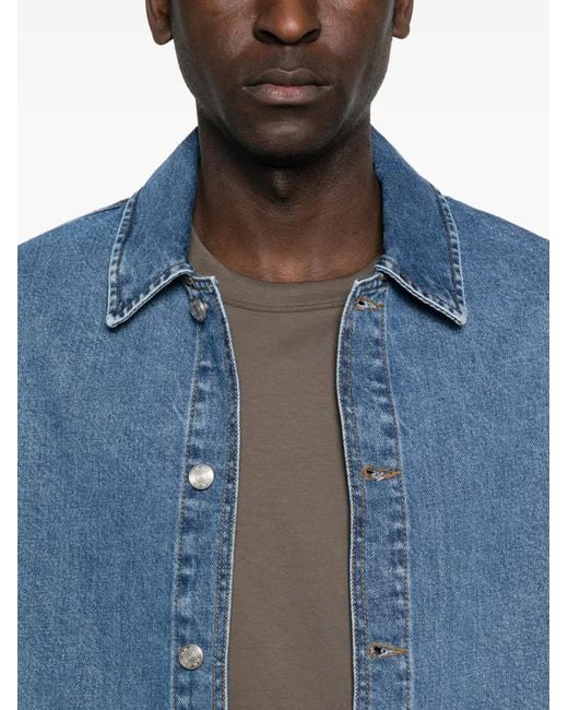 NN07 Blue Chemise Blaze 1882 À Poches for men