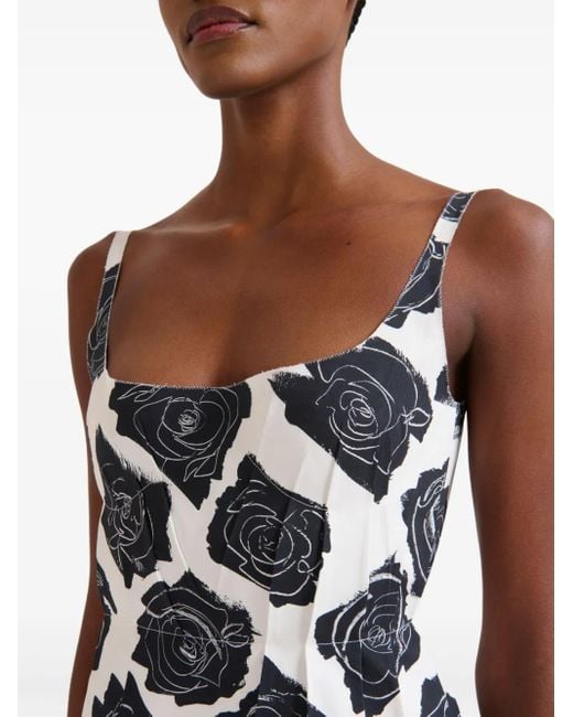 Marni Multicolor Bonded Poplin Mini Dress