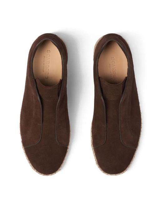 Scarosso Brown Suede Espadrilles for men