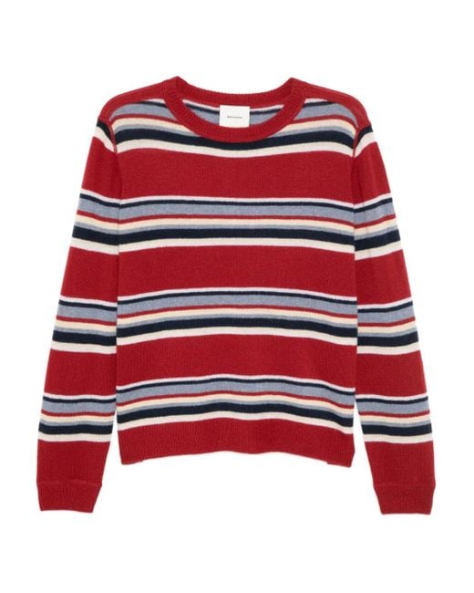 Reformation Red Cashmere Boyfriend Jumper