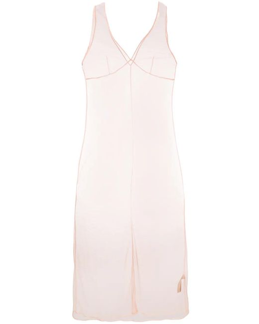 Vestido estilo transparente Ssheena de color Pink