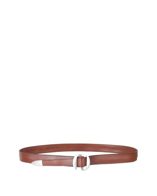 Orciani White Buckle-Fastening Leather Belt