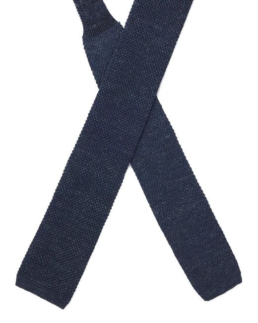 Boss Blue X Beckam Knitted Tie for men