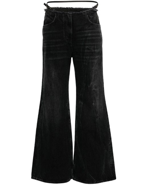 Jeans voyou in denim di Givenchy in Black