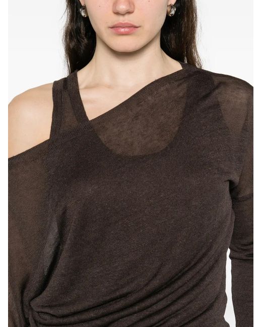 P.A.R.O.S.H. Black Long-Sleeve T-Shirt