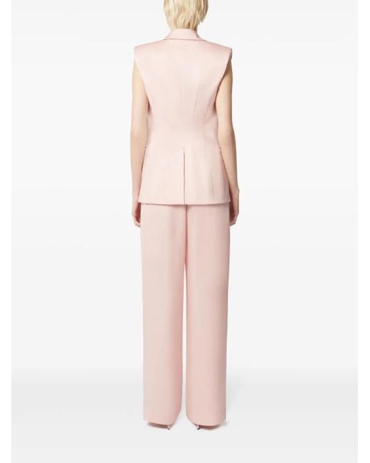 Manteau Croisé À Design Sans Manches Nina Ricci en coloris Pink
