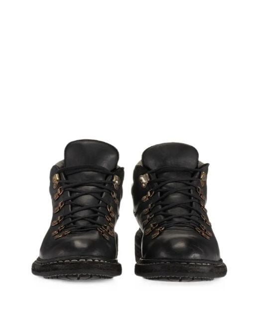 Guidi Black 190 Lace-Up Hiking Boots