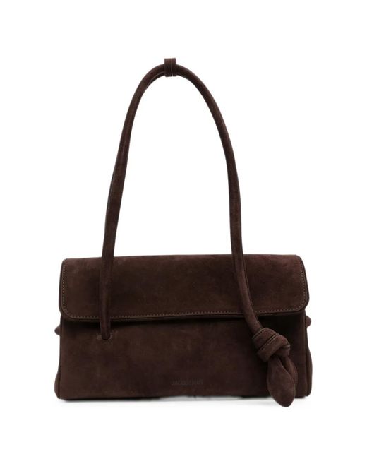Jacquemus Black Long Turismo Leather Shoulder Bag