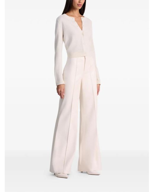 Alice + Olivia White Dollie Cardigan