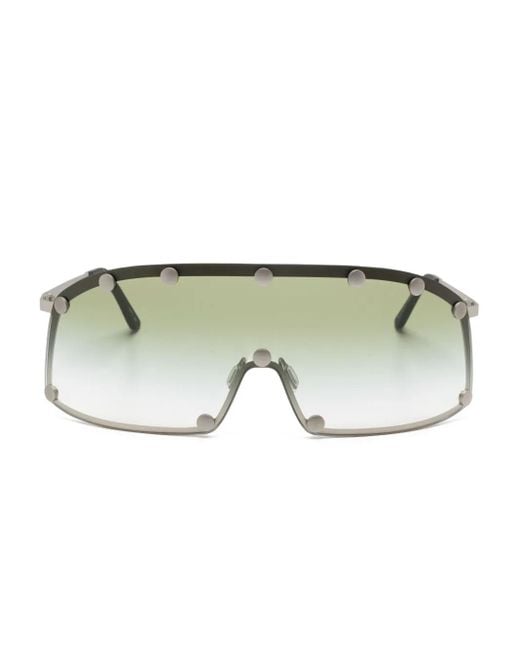 Rick Owens Metallic Studded Sunglasses