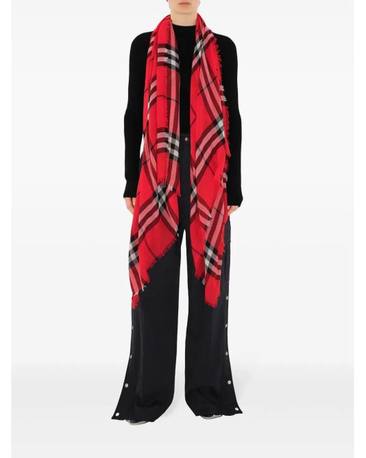 Burberry Red Scarfs
