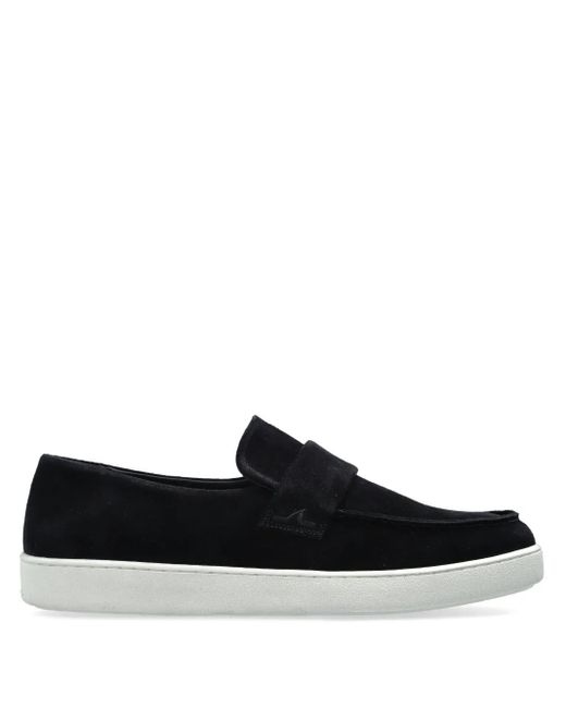 Paul & Shark Black Leather Loafers for men