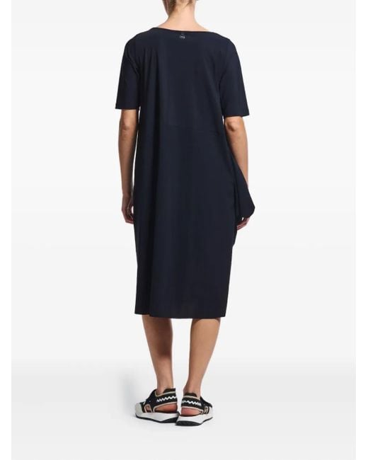 High Blue Caress Midi Dress