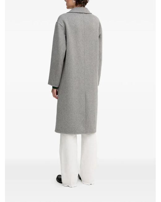 GAUDI Gray Double-Breasted Coat