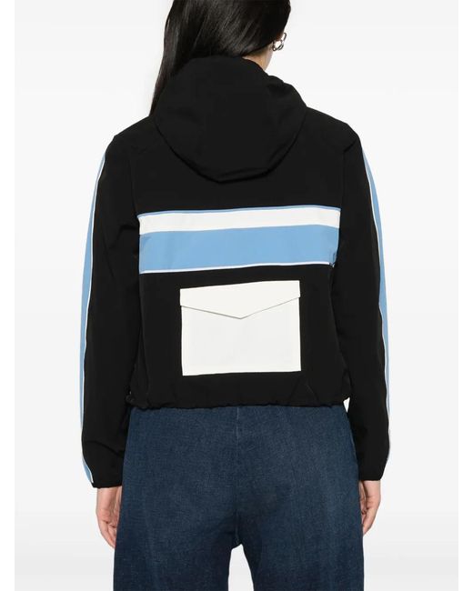 Ganni Black Striped Track Jacket