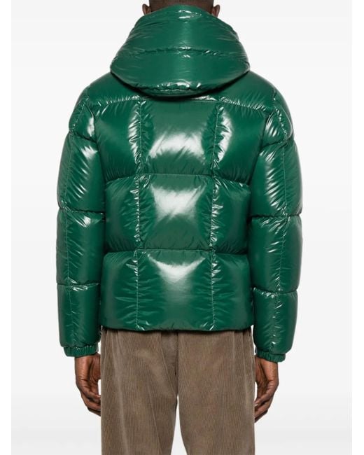 Moncler Parana Gewatteerd Jack Met Capuchon in het Green voor heren