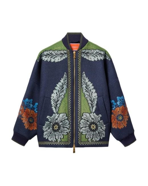 LaDoubleJ Blue Brooklyn Bomber Jacket