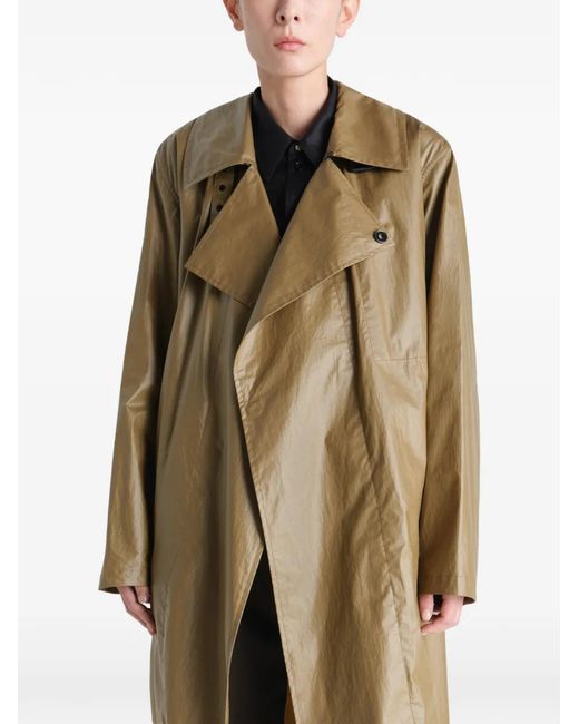 Lemaire Natural Belted Wrap Coat