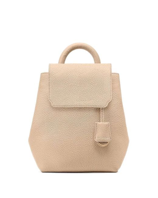 Maison De Sabre Natural Mini Soft Leather Backpack