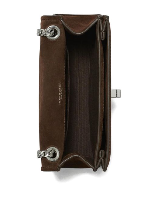 Tory Burch Brown Mini Kira Schultertasche