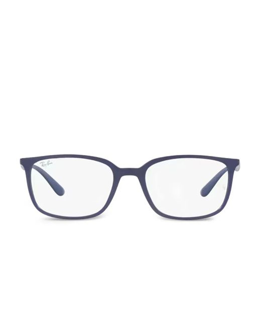 Ray-Ban スクエア眼鏡フレーム Blue