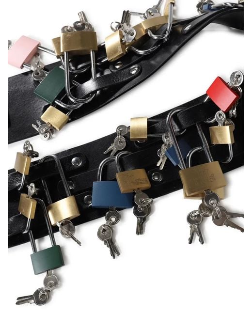 Marking Distance Black Ceinture Pont Des Arts À Cadenas for men