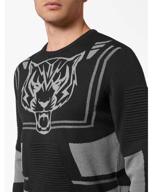 Philipp Plein Black Jumper for men