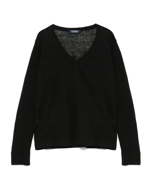 Max Mara Zaffiro Top in het Black