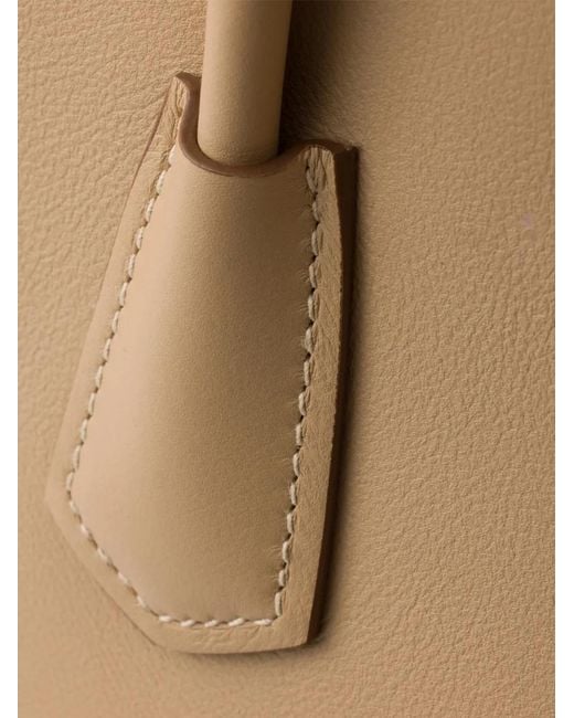 Prada Natural Medium Leather Tote Bag
