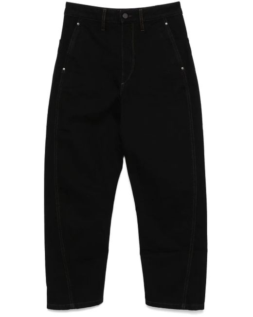 Lemaire ツイスト パンツ Black