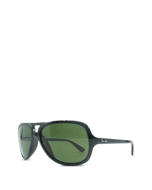 Ray-Ban Green Pilot-Frame Sunglasses