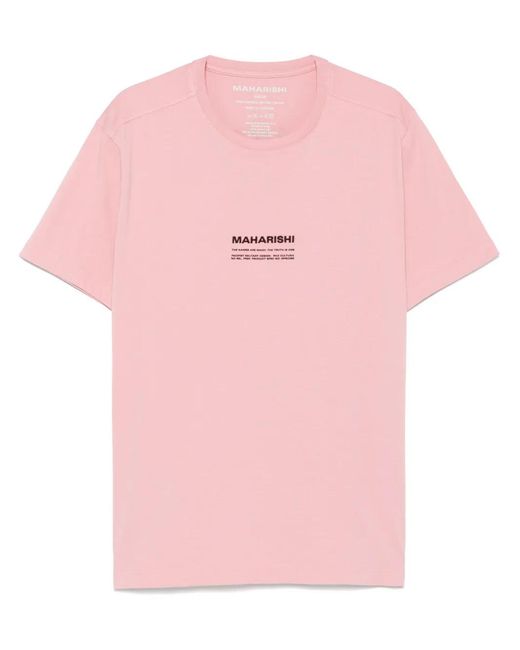 Maharishi Pink 1453 Less Dangerous T-Shirt for men