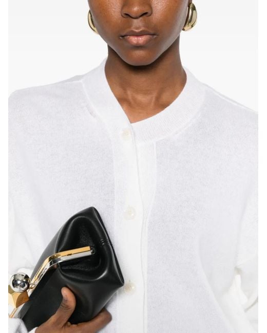 Daniele Fiesoli White Long-Sleeved Cardigan