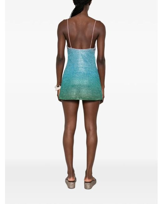 Oseree Blue Luiere Candy Mini Dress