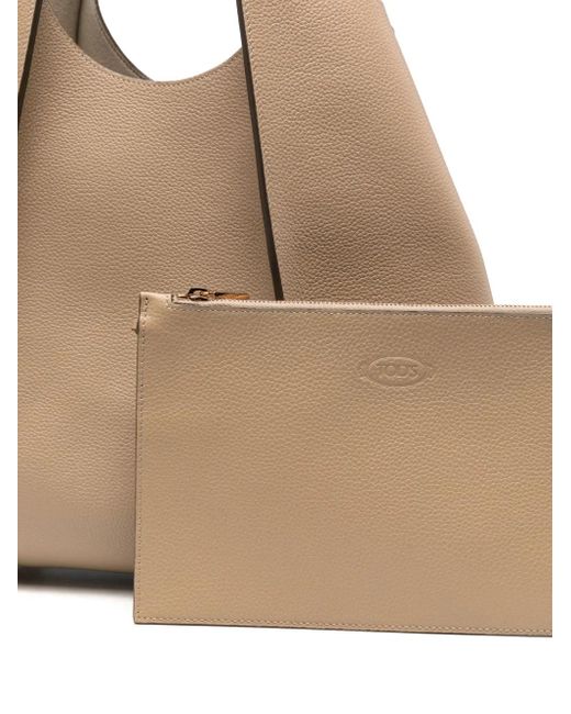 Tod's T Timeless ハンドバッグ M Natural