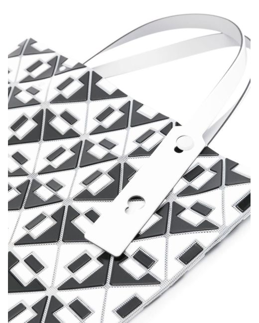 Bao Bao Issey Miyake White Connect Geometric Tote Bag - Women's - Polyester/nylon/pvc
