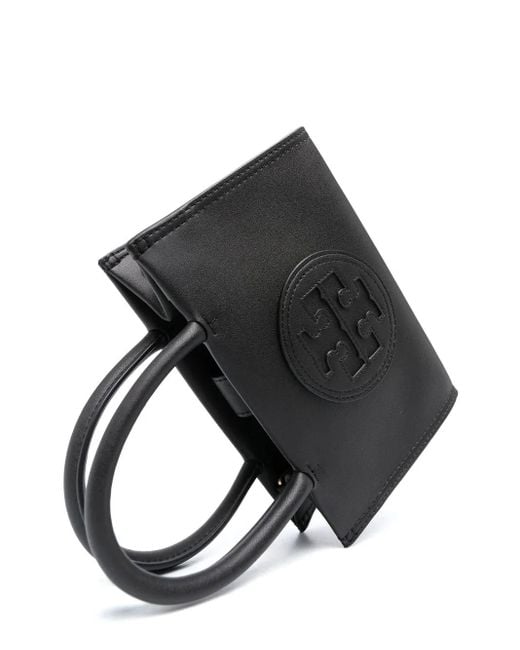 Tory Burch Black Mini Ella Bio Tote Bag