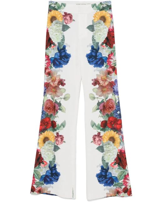 Alice + Olivia Blue Andrew Trousers