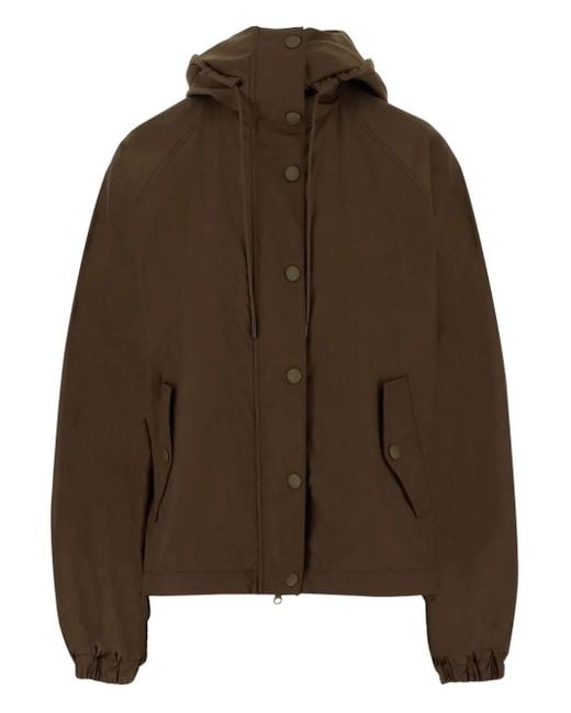 Aspesi Brown Hooded Jacket