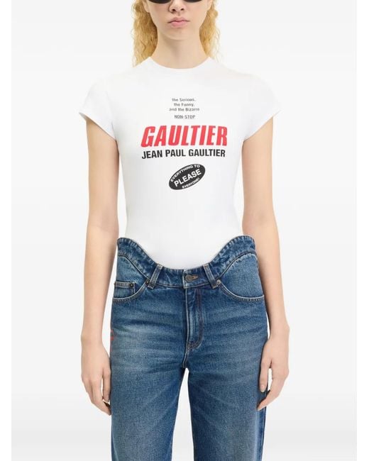 Jean Paul Gaultier White The Gaultier Baby T-Shirt