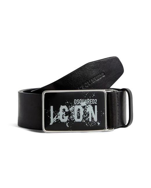 DSquared² Black Belt for men