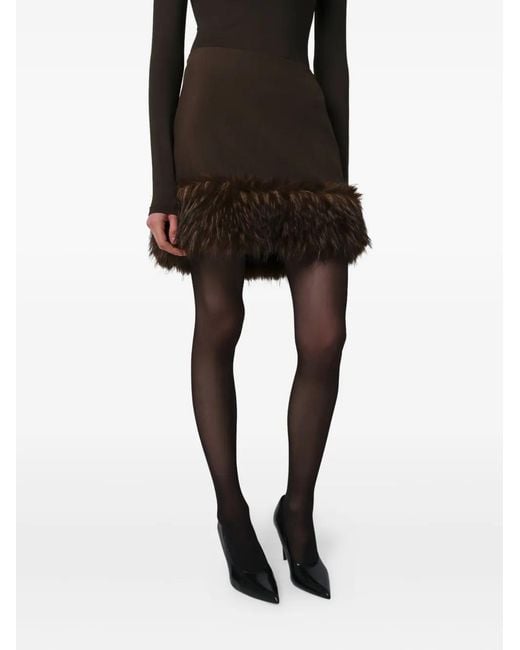 Apparis Brown Meadow Mini Skirt