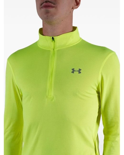 Under Armour Green Zip T-Shirt for men