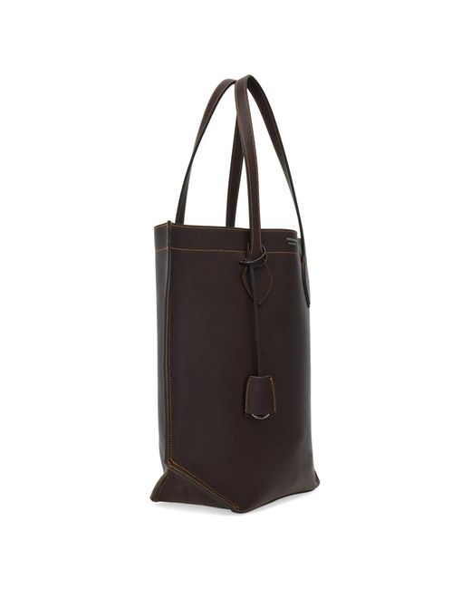 Ferragamo Black North-South Tote Bag for men