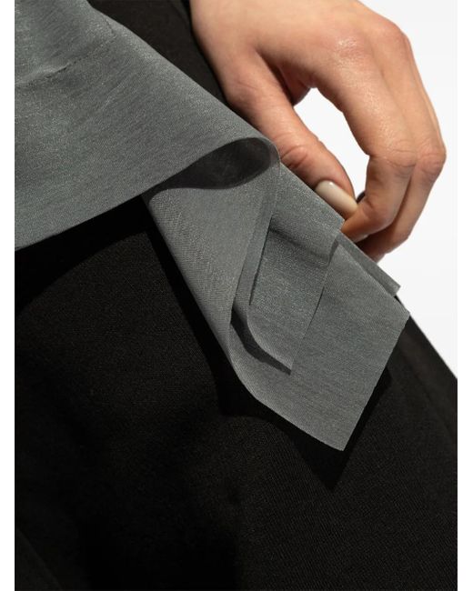 Yohji Yamamoto Gray Semi-Transparentes T-Shirt
