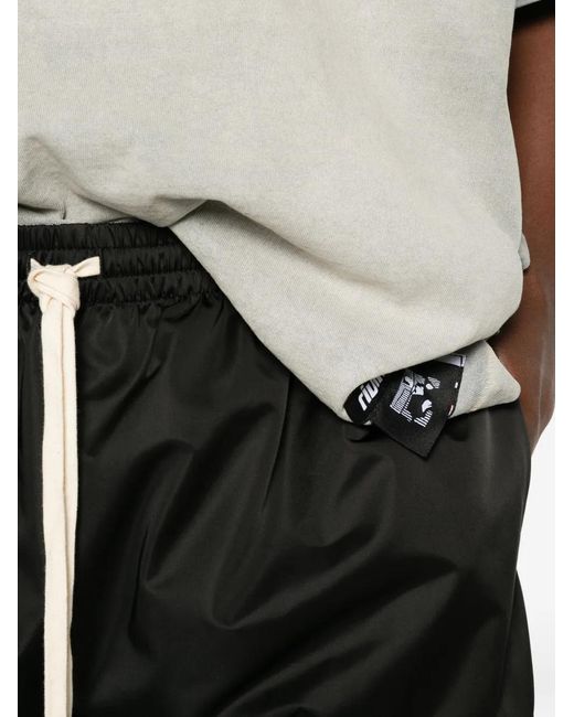 RRR123 Gray Graphic-Print Pocket-Detail Cotton T-Shirt for men